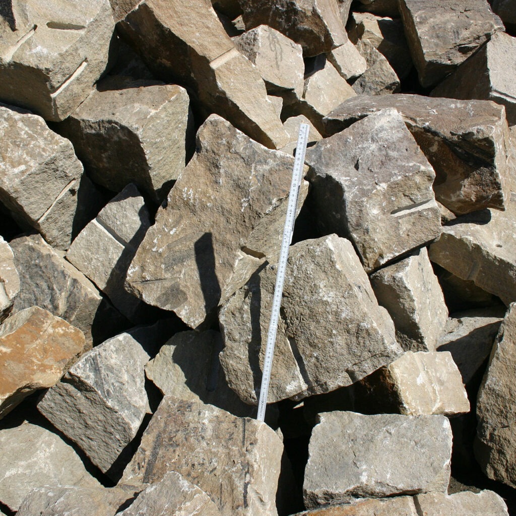 Mauersteine - Böschung - Trockenmauersteine 11 Böschungspflaster