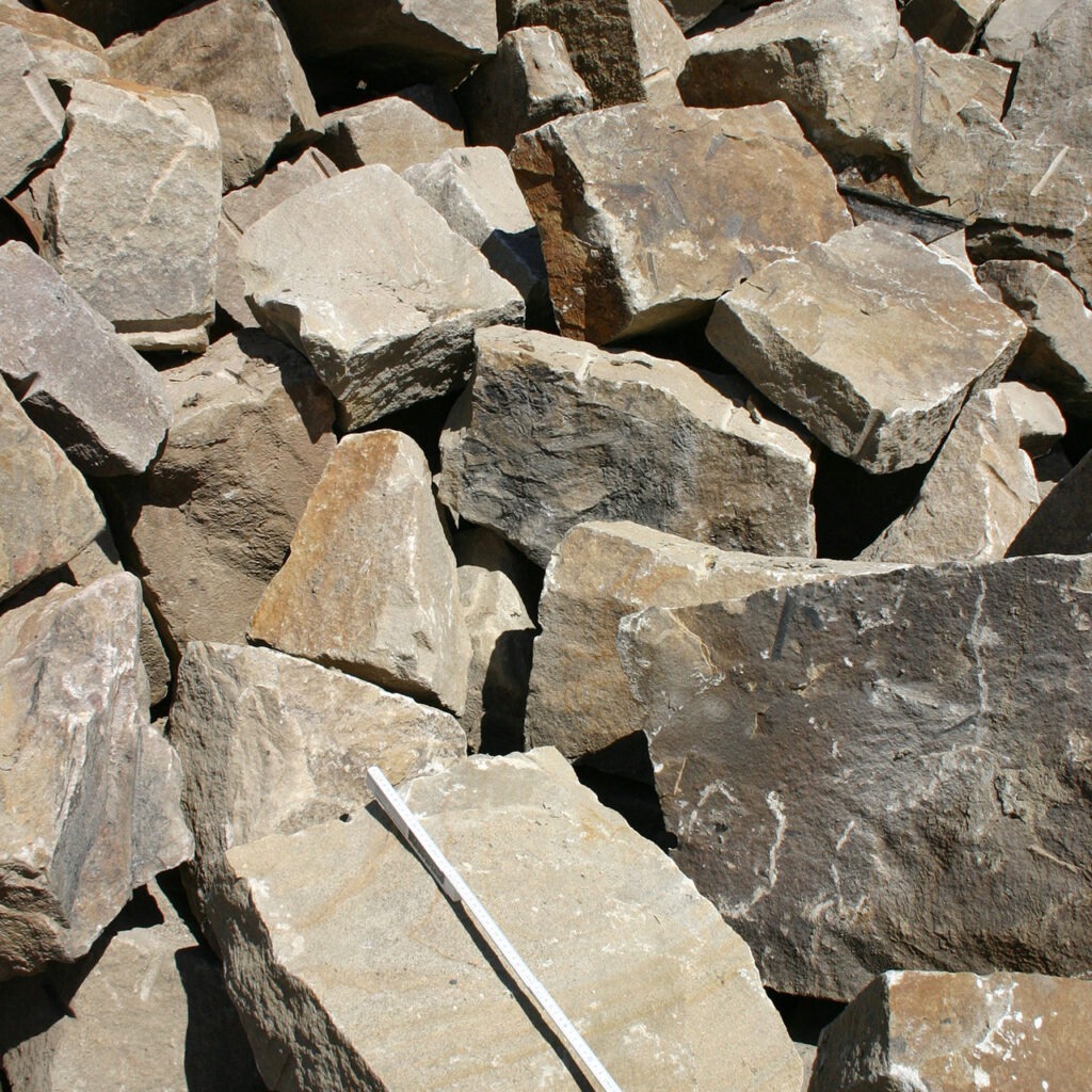 Mauersteine - Böschung - Trockenmauersteine 13 Großböschungspflaster