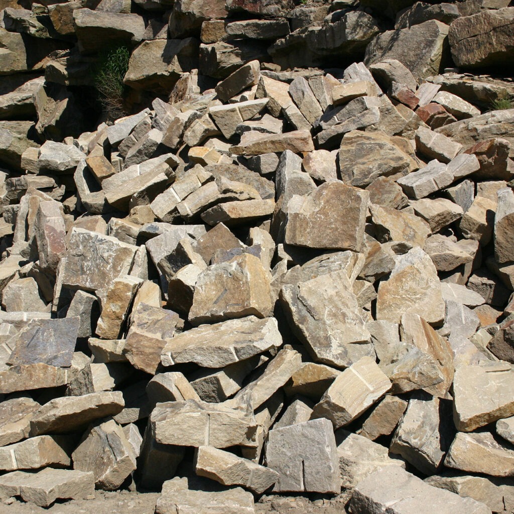 Mauersteine - Böschung - Trockenmauersteine 12 Böschungspflaster dünn